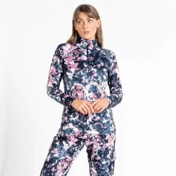 Dare2B Divulge Floral Core Stretch Long Sleeve Base Layer -Cycling clothing store dare2b divulge floral core stretch long sleeve base layer 3
