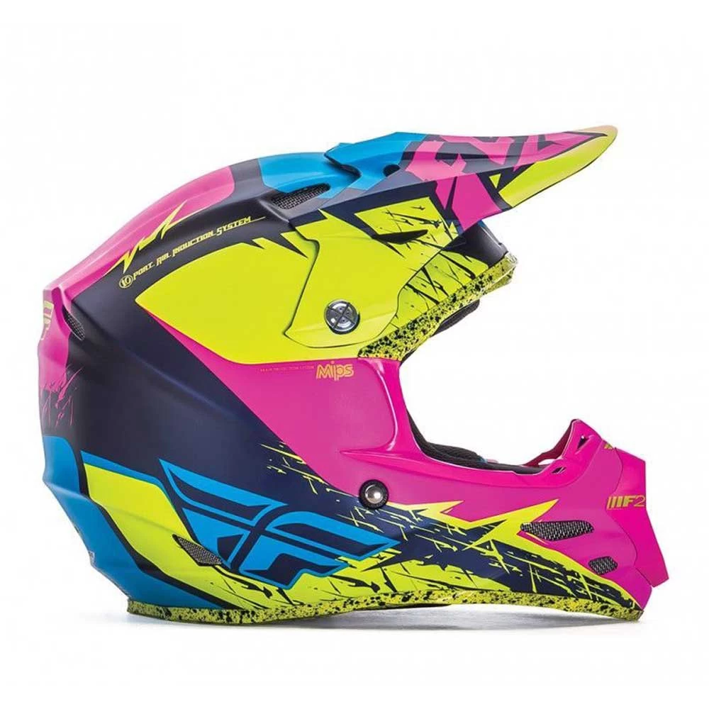 Fly Racing F2 Carbon MIPS Retrospec 2017 Motocross Helmet 4 Fly Racing F2 Carbon MIPS Retrospec 2017 Motocross Helmet - Image 2