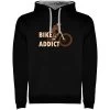 Bike Addict Two-Colour Hoodie