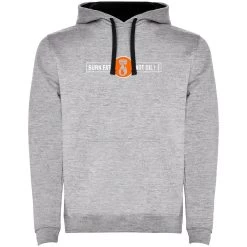 Burn Fat Two-Colour Hoodie