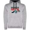 Go Faster Two-Colour Hoodie -Cycling clothing store kruskis go faster two colour hoodie