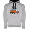 Hippie Van MTB Two-Colour Hoodie -Cycling clothing store kruskis hippie van mtb two colour hoodie