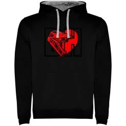 I Love Downhill Two-Colour Hoodie