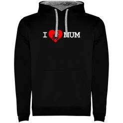 I Love Mum Two-Colour Hoodie
