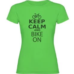 Keep Calm And Bike On Short Sleeve T-Shirt