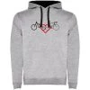 Love Two-Colour Hoodie -Cycling clothing store kruskis love two colour hoodie