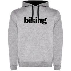Word Biking Two-Colour Hoodie
