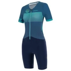 Santini Ironman Audax 2019 Short Sleeve Trisuit -Cycling clothing store santini ironman audax 2019 short sleeve trisuit 2